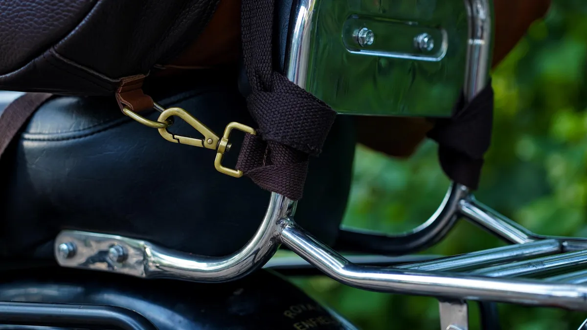 Tobacco Brown Adventure Full Grain Leather Duffel Bag for Travel & Motorcycle - leather travel bag
