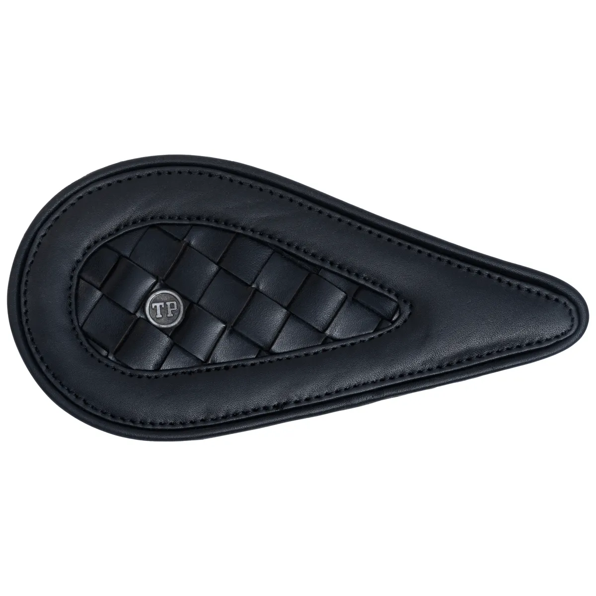 Handweaved Tankpads (Meteor 350) — Handcrafted Leather Motorcycle Accessory by Tanners Pride