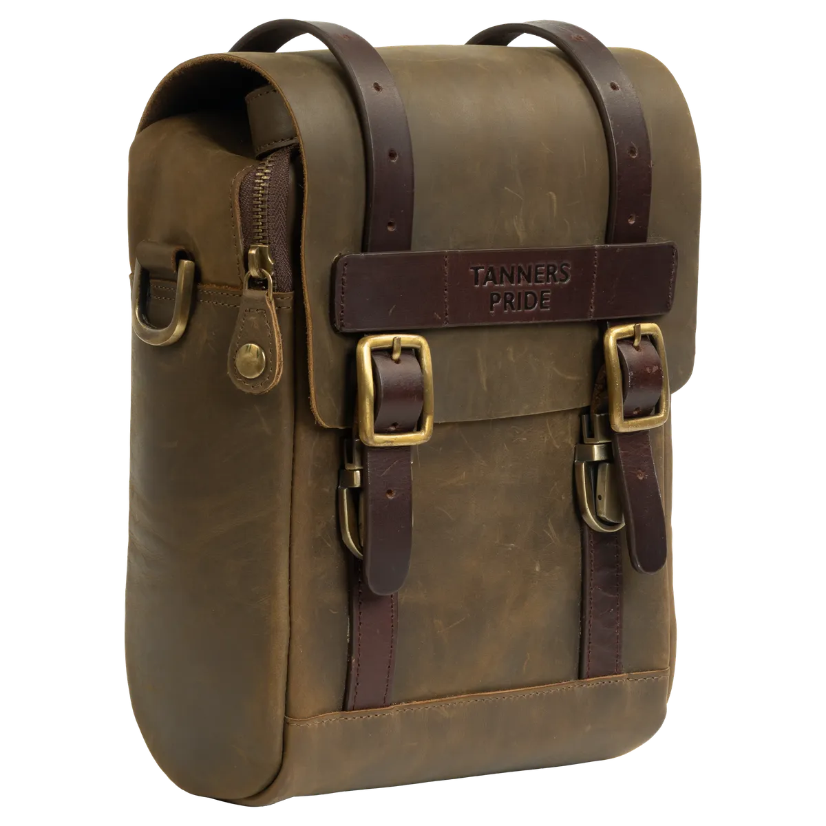 Magnetic Rockstar Bag — Handcrafted Leather Motorcycle Accessory by Tanners Pride