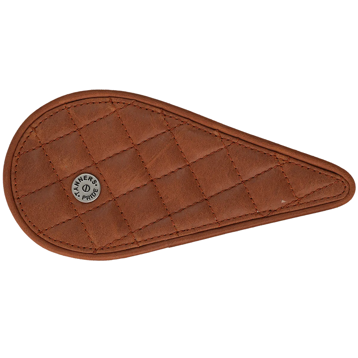 Raised Diamond Tankpad (Super Meteor 650) — Handcrafted Leather Motorcycle Accessory by Tanners Pride