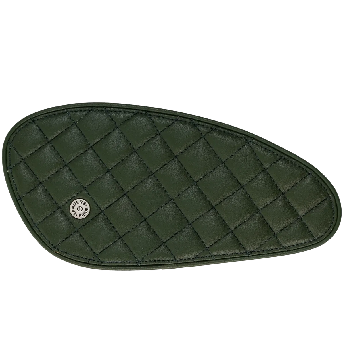 Raised Diamond Tankpads (Interceptor 650) — Handcrafted Leather Motorcycle Accessory by Tanners Pride