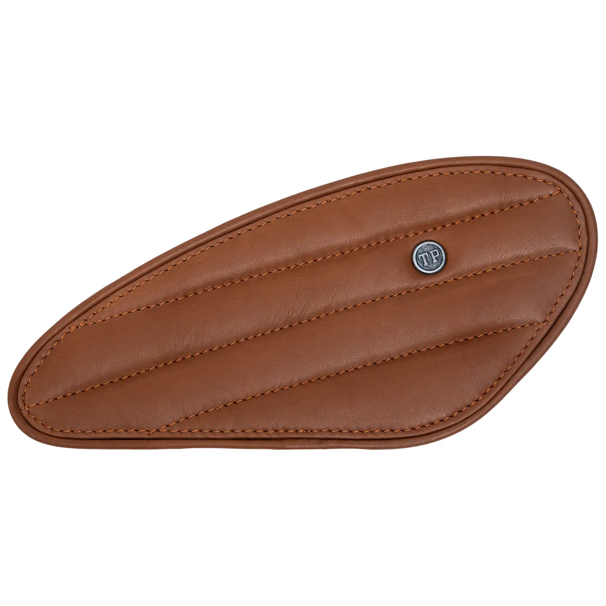 Straight Tankpads (Triumph) — Handcrafted Leather Motorcycle Accessory by Tanners Pride