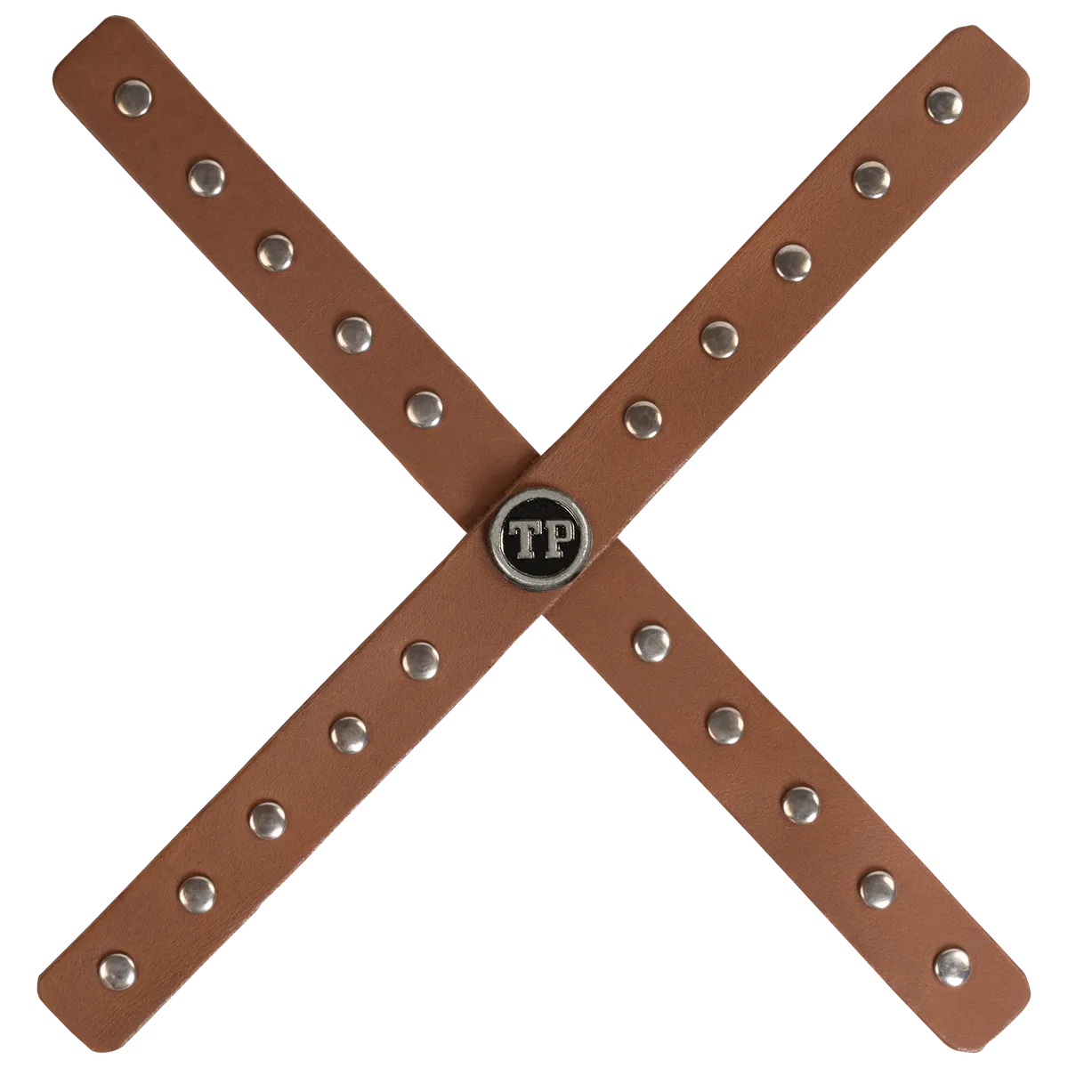 Studded Headlight Cross on motorcycle